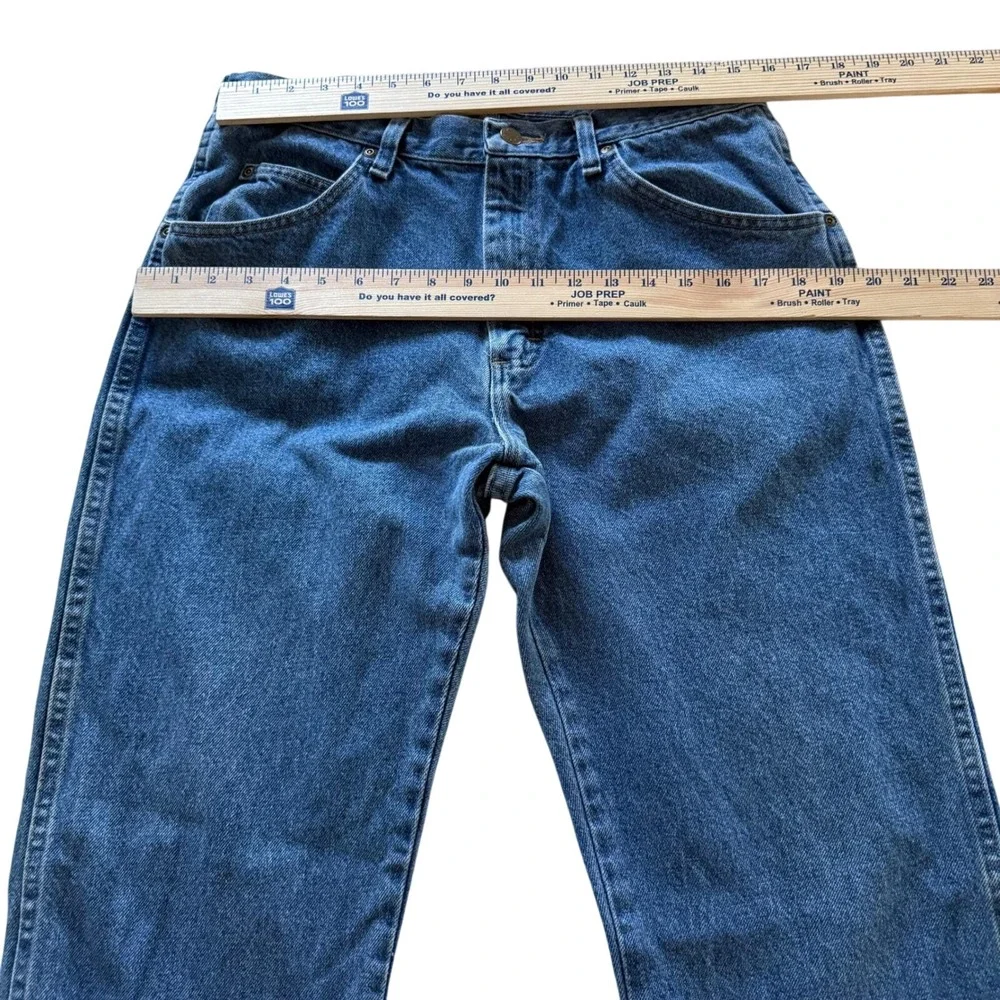 Wrangler 34x32‎ Regular Fit Blue Jeans Men's Straight Leg Y2K Denim Made Mexico